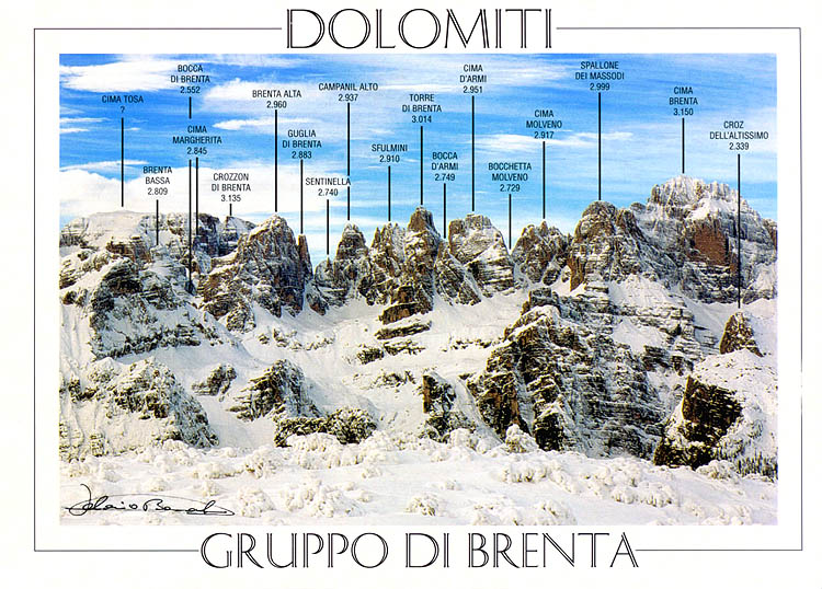 Gruppo di Brenta, Dolomite Alps