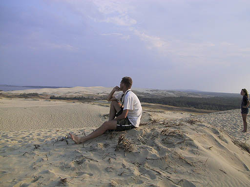 Kuršių Neringa natural wonder: sand dunes of Lithuania