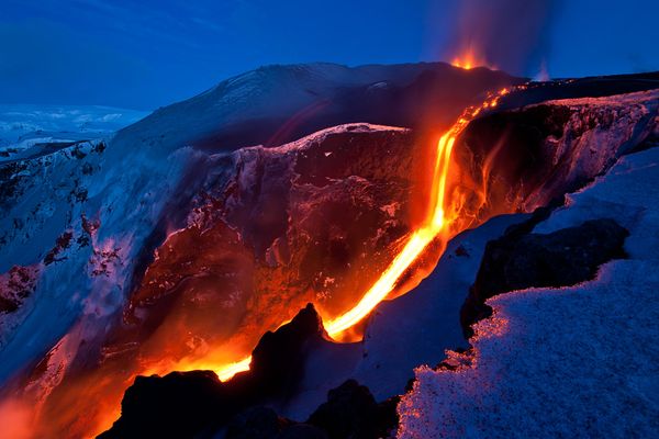 Eyjafjallajökull volcano, Iceland