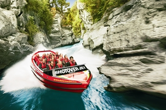 Shotover River rafting, Queenstown, New Zealand