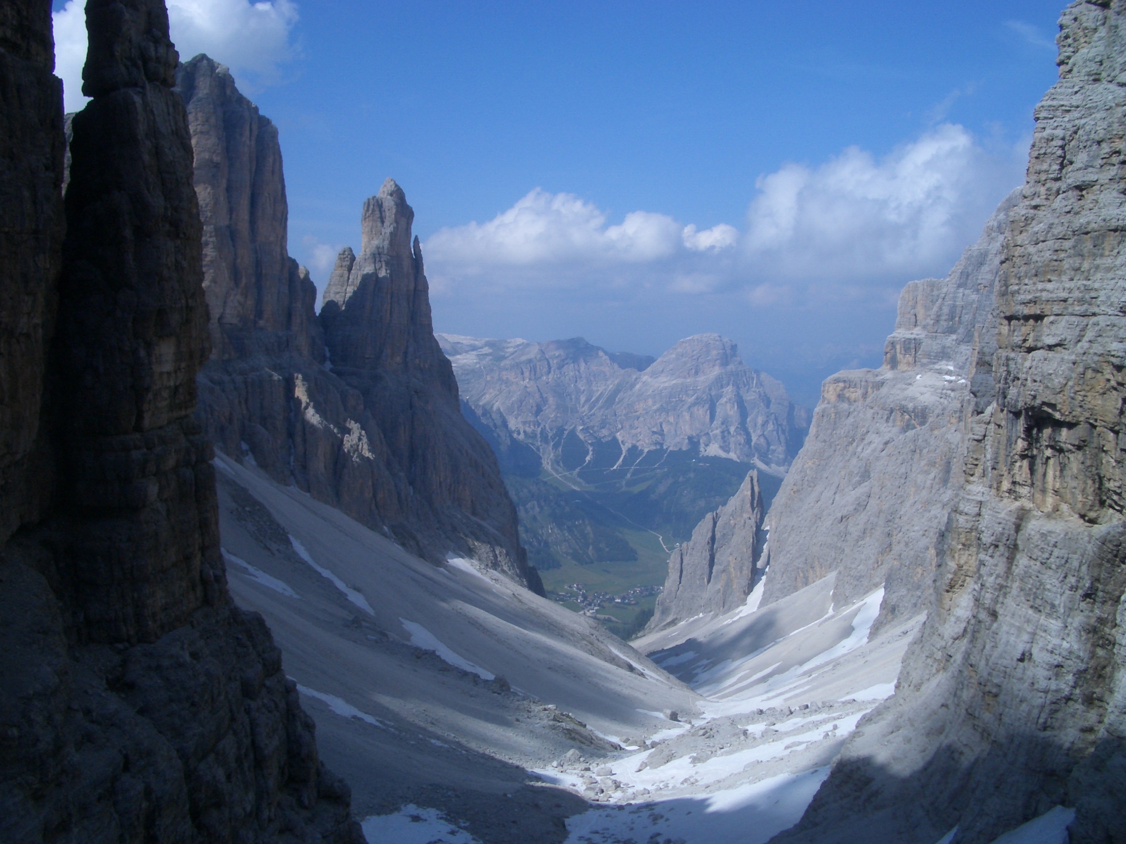 Alta Via 2 trek in Dolomites, Italy