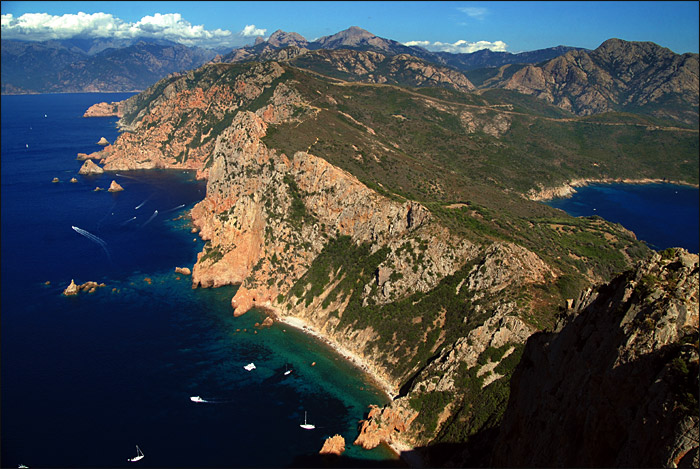 Grande Randonnee 20 (GR20) trek in Corsica island, France